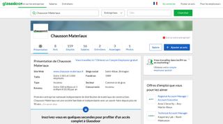 
                            8. Travailler chez Chausson Materiaux | Glassdoor.fr