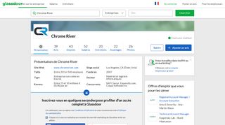 
                            7. Travailler chez Chrome River | Glassdoor.fr