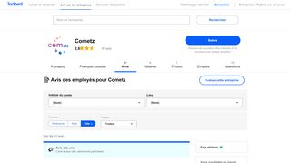 
                            2. Travailler chez Cometz : Avis de salariés | Indeed.fr
