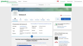 
                            7. Travailler chez hotesse.ch | Glassdoor.ca