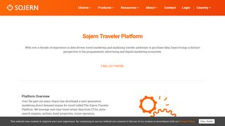 
                            13. Travel Advertising Platform / Sojern