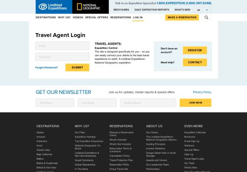 
                            13. Travel Advisors Login - Lindblad Expeditions