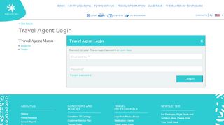 
                            11. Travel Agent Login | Air Tahiti Nui