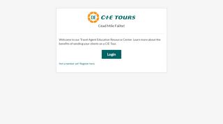 
                            6. Travel Agent Login - CIE Tours