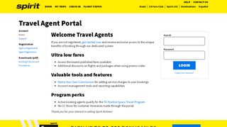 
                            5. Travel Agent Portal | Spirit Airlines