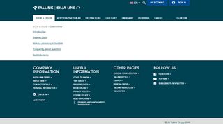 
                            3. Travel Agent Seaweb manual - Tallink & Silja Line