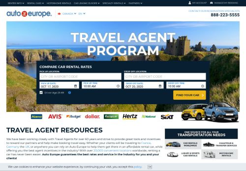 
                            2. Travel Agents | Partner with the Best in Car Rentals - Auto Europe