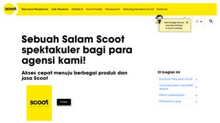 
                            3. Travel Agents - Scoot