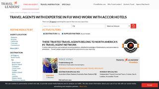 
                            6. Travel agents with expertise in Fiji who work with Accor Hotels ...