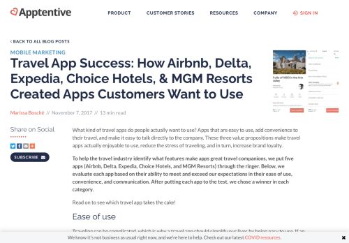 
                            13. Travel App Success: Airbnb, Delta, Expedia, & More - Apptentive