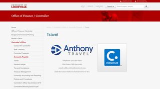 
                            11. Travel Home Page — Office of Finance / Controller