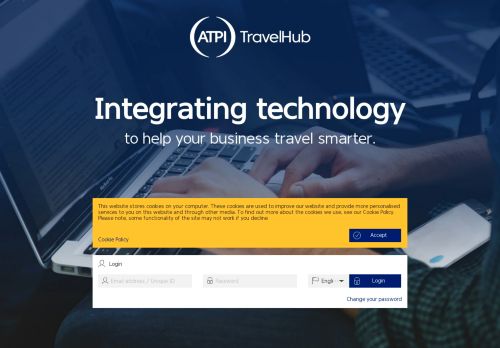 
                            4. Travel Hub Login Page