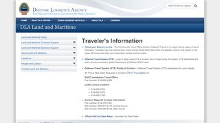 
                            10. Travel Information - Defense Logistics Agency