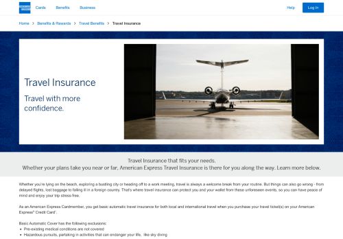 
                            5. Travel Insurance - American Express