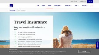 
                            6. Travel Insurance | AXA UK