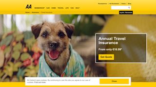 
                            9. Travel Insurance | Compare Holiday Insurance Quotes | AA Ireland