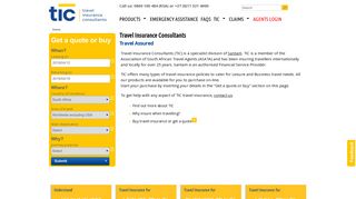 
                            11. Travel Insurance Consultants (South Africa) - Home