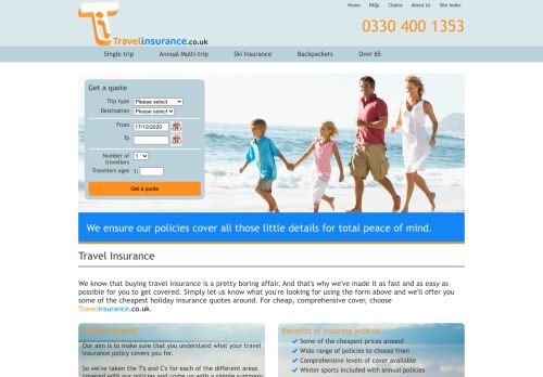 
                            1. Travel insurance cover | Travelinsurance.co.uk