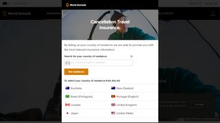 
                            7. Travel insurance for Cancellation → Get an Instant ... - World Nomads