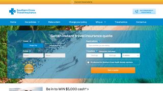 
                            2. Travel Insurance | Get A Quote | Southern Cross Travel Insurance NZ