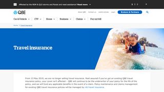 
                            5. Travel insurance | QBE AU