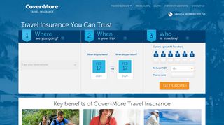 
                            4. Travel Insurance: Quote in 3 Steps | Cover-More NZ