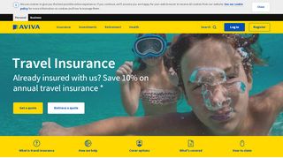 
                            3. Travel Insurance Quote | Single Trip and Annual Policies - Aviva
