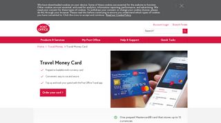 
                            9. Travel Money Card - Prepaid Currency Card | Post Office®