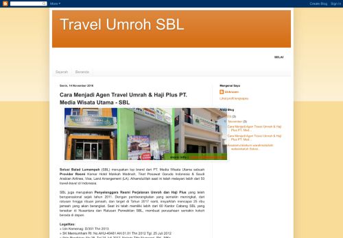 
                            13. Travel Umroh SBL