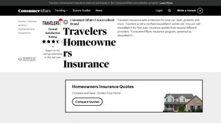 
                            7. Travelers Homeowners Insurance - ConsumerAffairs.com