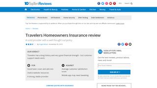 
                            8. Travelers Homeowners Insurance Review - Premiums, Coverage