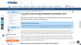 
                            12. Travelex Cash Passport Mastercard Debit Card Review | finder.com.au