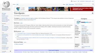 
                            6. Travelgenio - Wikipedia