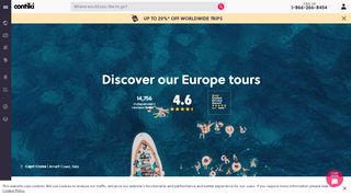 
                            9. Travelling Europe with Contiki