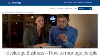 
                            7. Travelodge Business - How to manage people | Travelodge