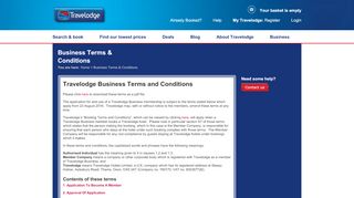 
                            12. Travelodge | Business Terms & Conditions