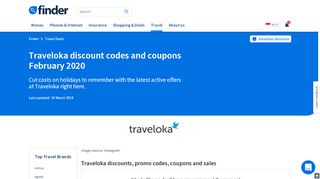 
                            11. Traveloka discount codes and coupons - finder Singapore - Finder.com