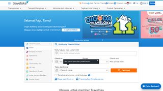 
                            3. Traveloka.com - Solusi Semua Kebutuhan Travel Anda