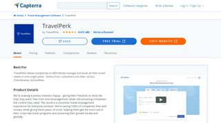 
                            8. TravelPerk Reviews and Pricing - 2019 - Capterra