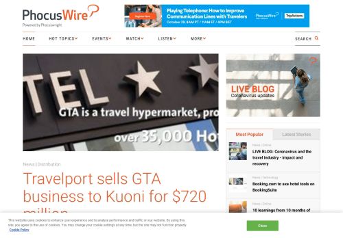 
                            12. Travelport sells GTA business to Kuoni for $720 million | PhocusWire