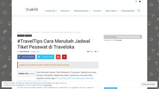 
                            7. #TravelTips Cara Merubah Jadwal Tiket Pesawat di Traveloka -