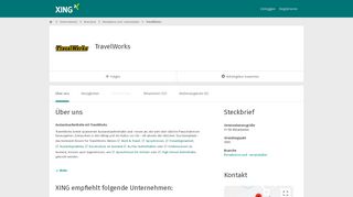 
                            13. TravelWorks als Arbeitgeber | XING Unternehmen