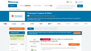 
                            6. Travelyaari Coupons & Offers on Bus Tickets, Hotel Booking