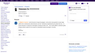 
                            7. TRAVIAN IT4 - Yahoo Answers