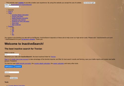 
                            6. Travian map analyser tx2.travian.net - InactiveSearch!