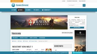 
                            10. Travian: Neustart von Welt 1 - GamesSphere