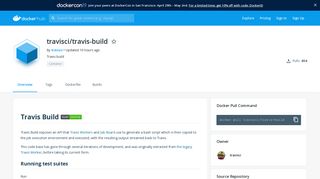 
                            11. travisci/travis-build - Docker Hub