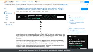
                            7. Treat Salesforce VisualForce Page as an External Widget - Stack ...