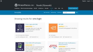
                            7. Treff på “sms-login” | WordPress.org