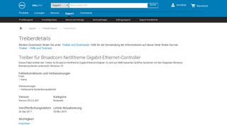 
                            3. Treiber für Broadcom NetXtreme Gigabit-Ethernet-Controller - Dell